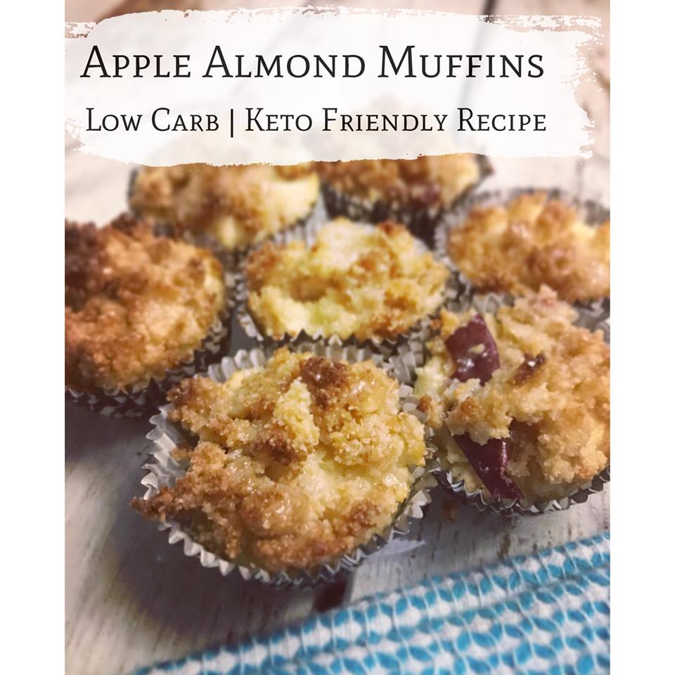 Apple Almond Muffin Low Carb | Keto Friendly