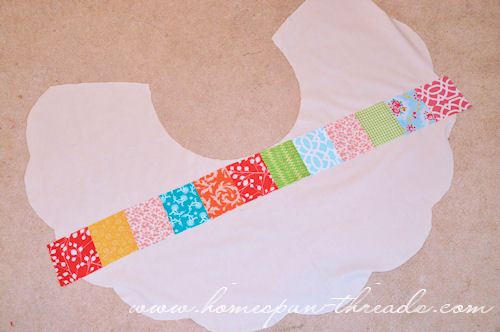 Free Instructions for this Scalloped Vintage Quilted Apron