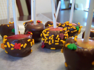 MINIATURE CANDY APPLES & BAG TOPPERS