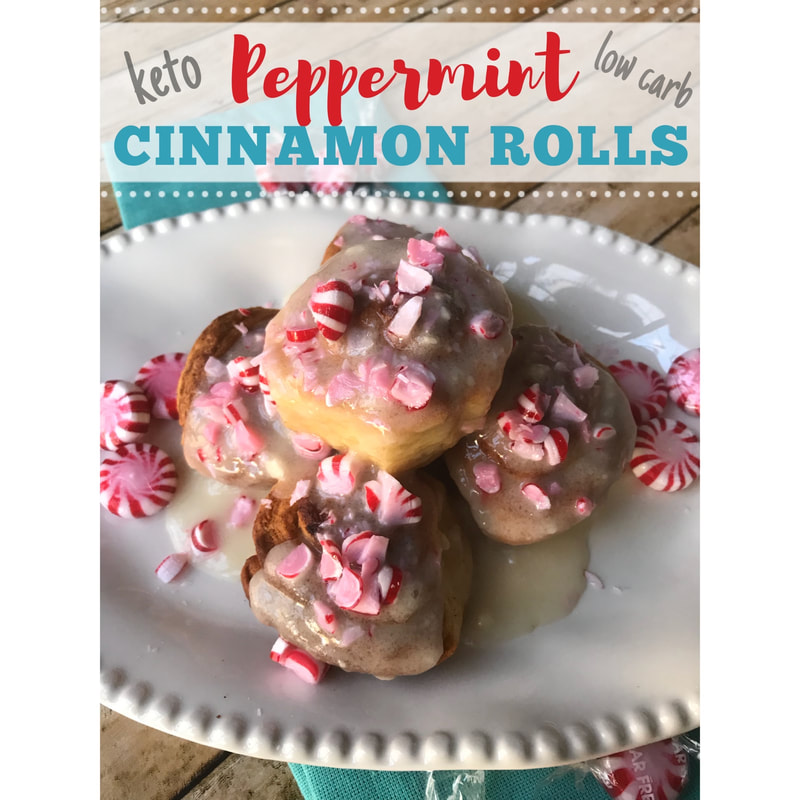 Peppermint Cinnamon Rolls for a dreamy holiday breakfast.