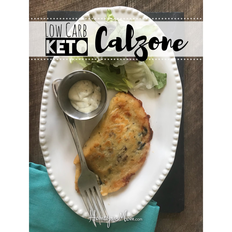 Keto Low Carb Calzones Quick Easy Meal Prep Option