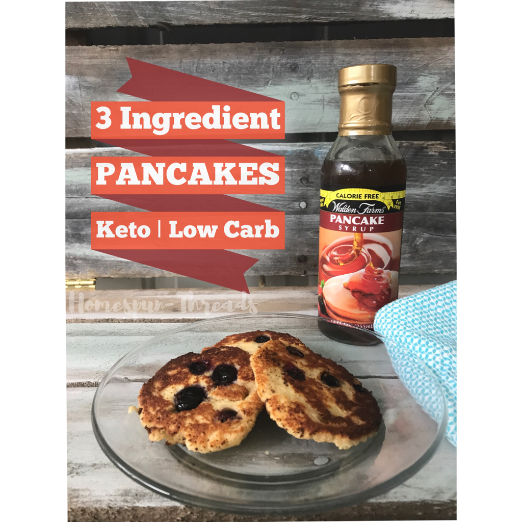 3 Ingredient Pancakes | Keto & Low Carb Friendly