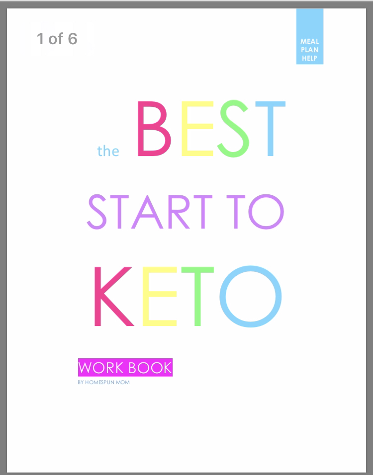 Free Keto Meal Planning and Grocery Guide