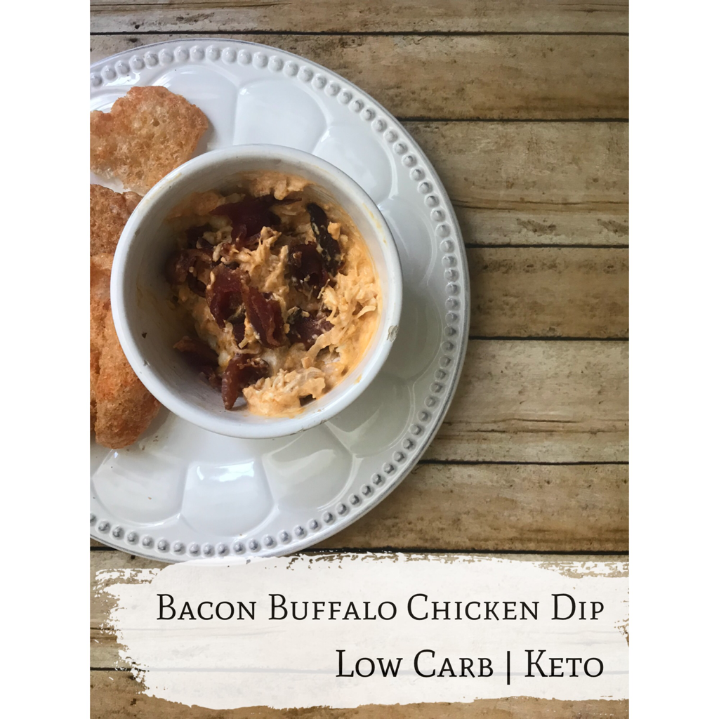 Bacon Buffalo Chicken Dip Low Carb | Keto