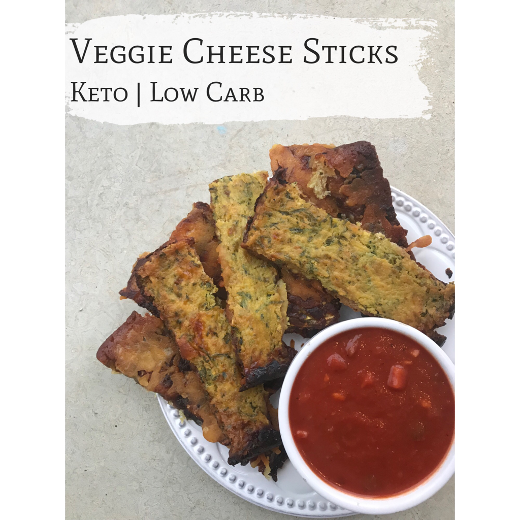 Veggie Mozzarella Cheese Sticks - keto | low carb