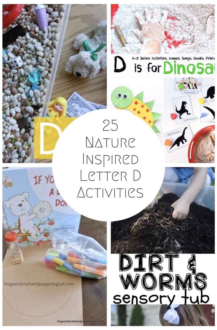 25 Nature Inspired Letter D Activities | Homespun Mom