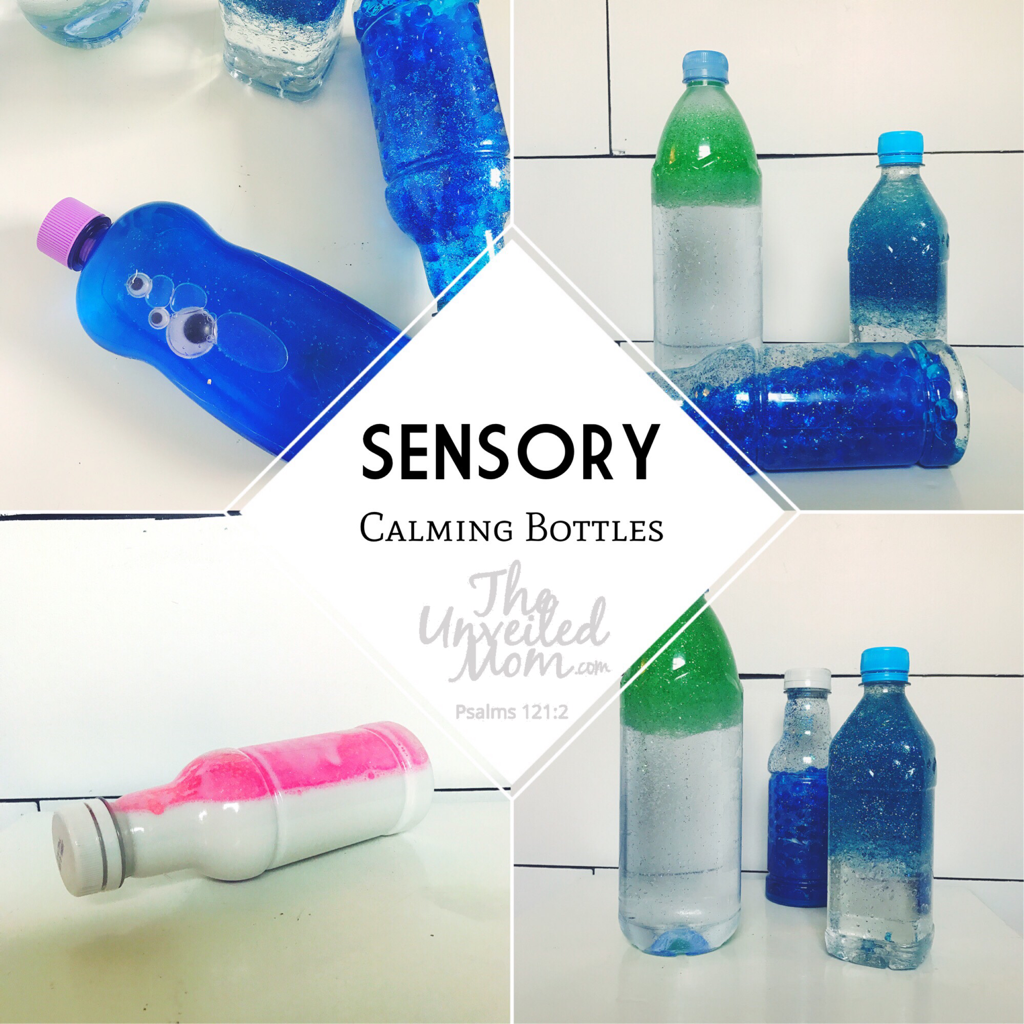 Sensory Calming Bottles for Kids DIY